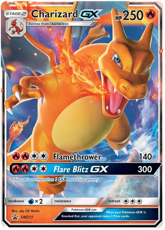 Charizard GX SM211 Sun & Moon Promos