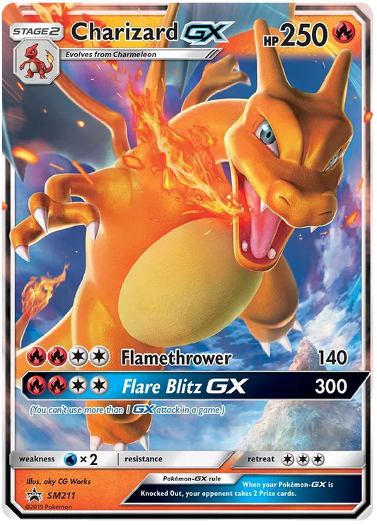 Charizard GX SM211 Sun & Moon Promos