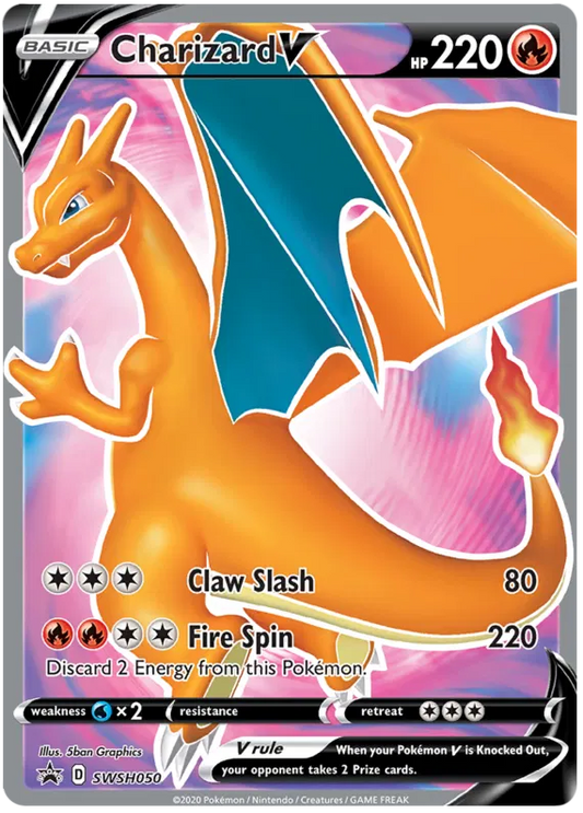 Charizard V SWSH050 Sword & Shield Promo