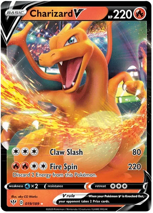 Charizard V 19/189 Sword & Shield Darkness Ablaze