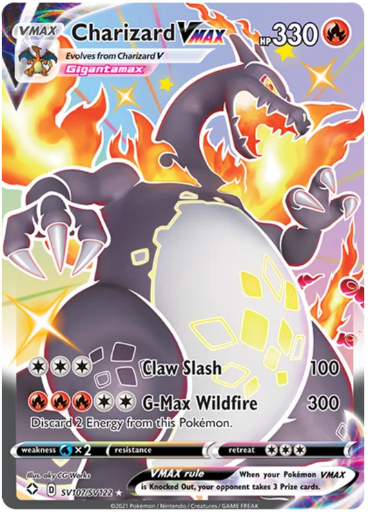 Charizard VMAX SV107/SV122 Sword & Shield Shining Fates