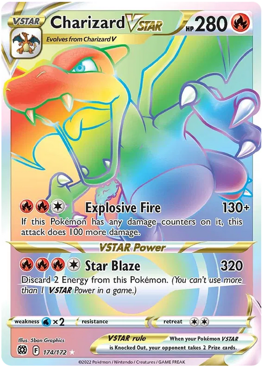 Charizard VSTAR 174/172 Sword & Shield Brilliant Stars