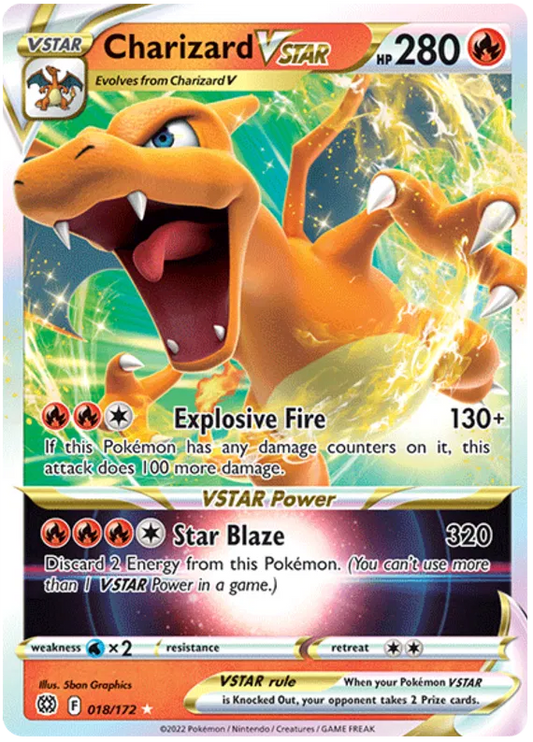Charizard VSTAR 18/172 Sword & Shield Brilliant Stars