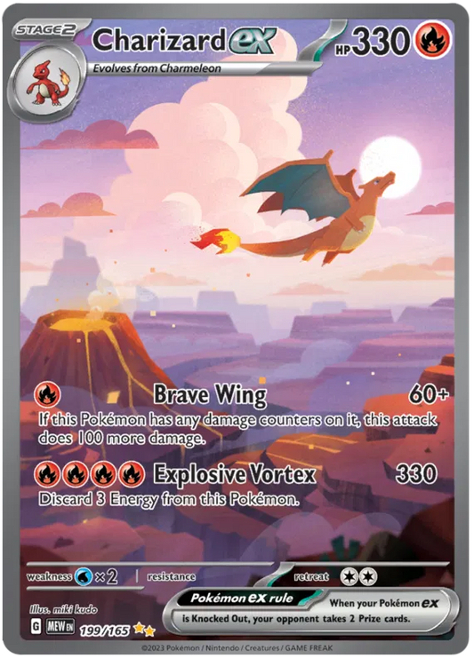 Charizard ex 199/165 Scarlet & Violet 151