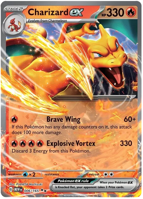 Charizard ex 6/165 Scarlet & Violet 151
