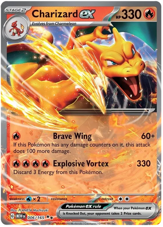 Charizard ex 6/165 Scarlet & Violet 151