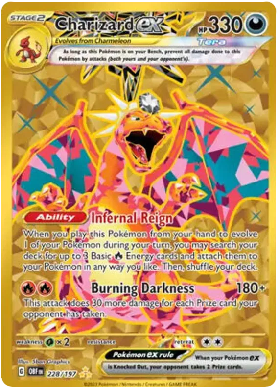 Charizard ex 228/197 Obsidian Flames