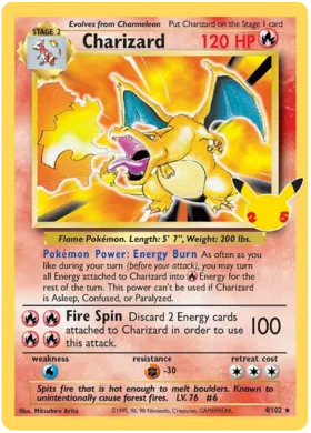 Charizard 4/102 Sword & Shield Celebrations
