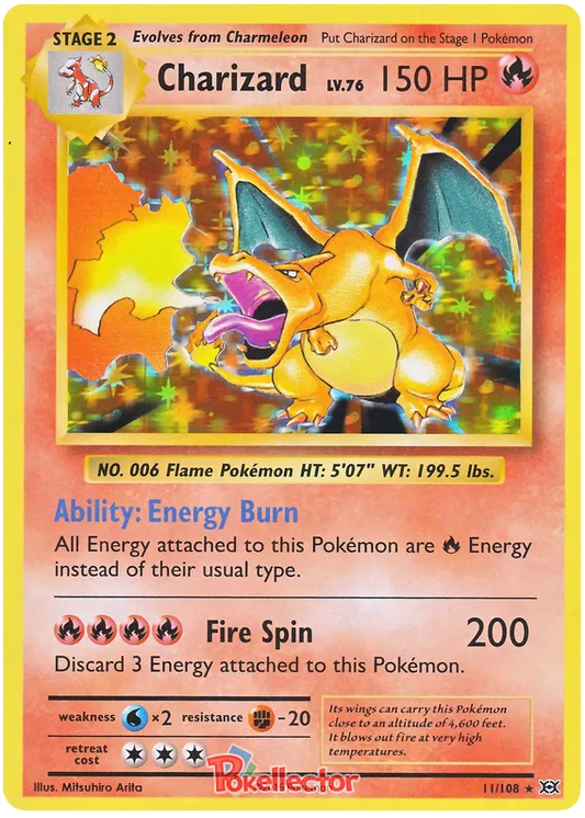 Charizard 11/108 Evolutions Holo