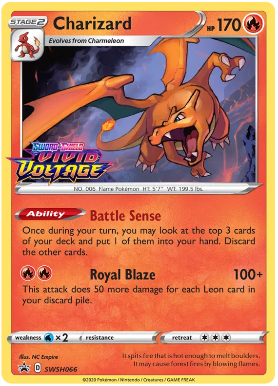 Charizard SWSH066 Sword & Shield Promo