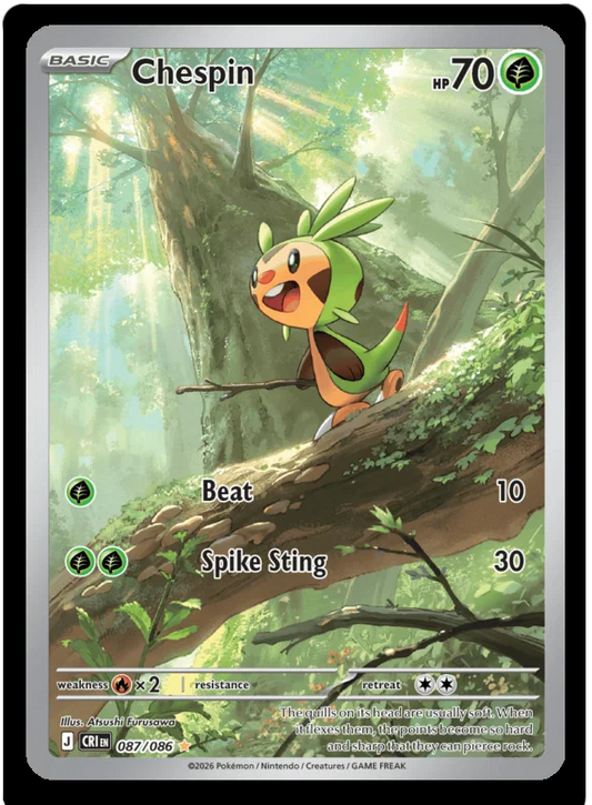 Chespin 087/086 Chaos Rising