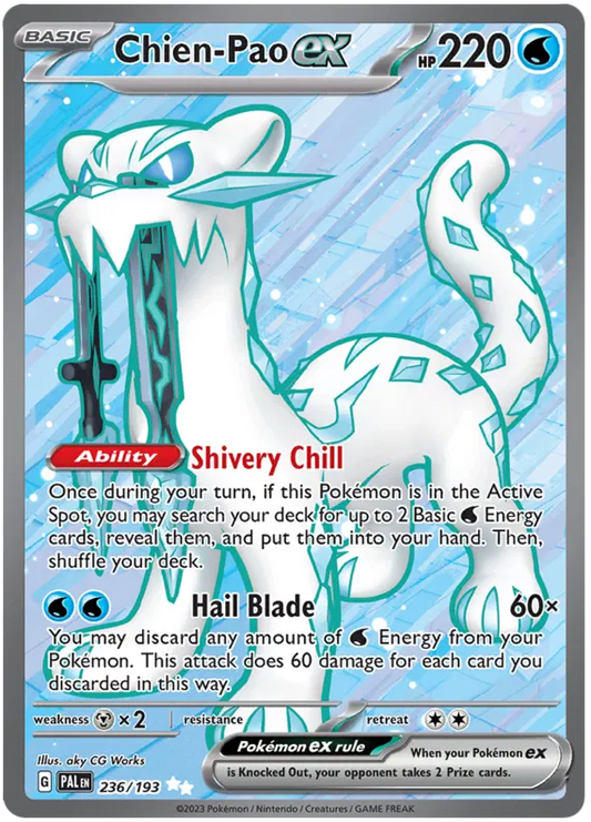 Chien-Pao ex 236/193 Paldea Evolved