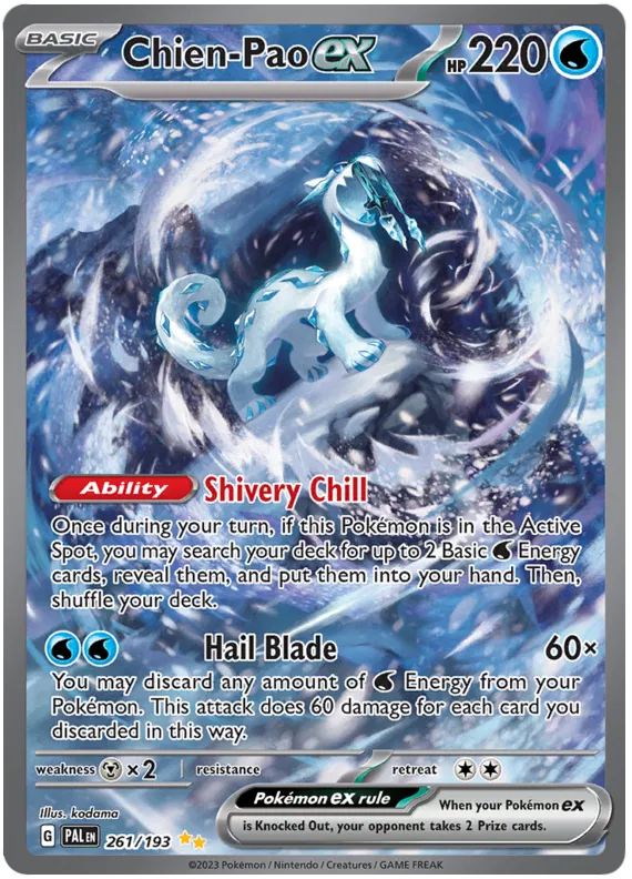 Chien-Pao ex 261/193 Paldea Evolved