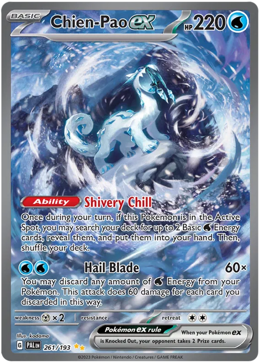 Chien-Pao ex 261/193 Paldea Evolved