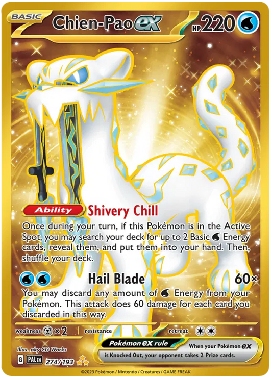 Chien-Pao ex 274/193 Paldea Evolved