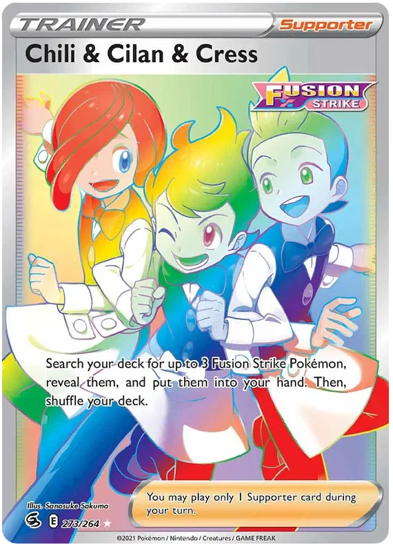 Chili & Cilan & Cress 273/264 Fusion Strike