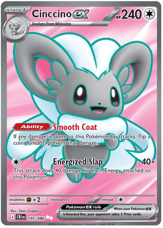 Cinccino ex 105/086 Chaos Rising