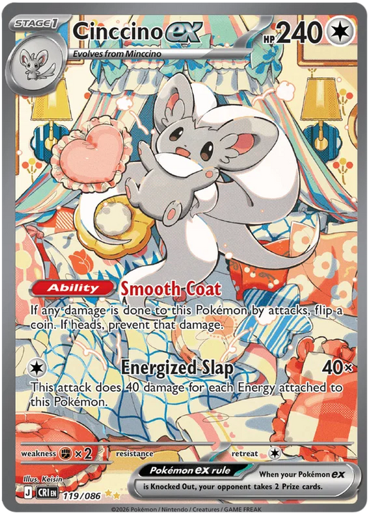 Cinccino ex 119/086 Chaos Rising