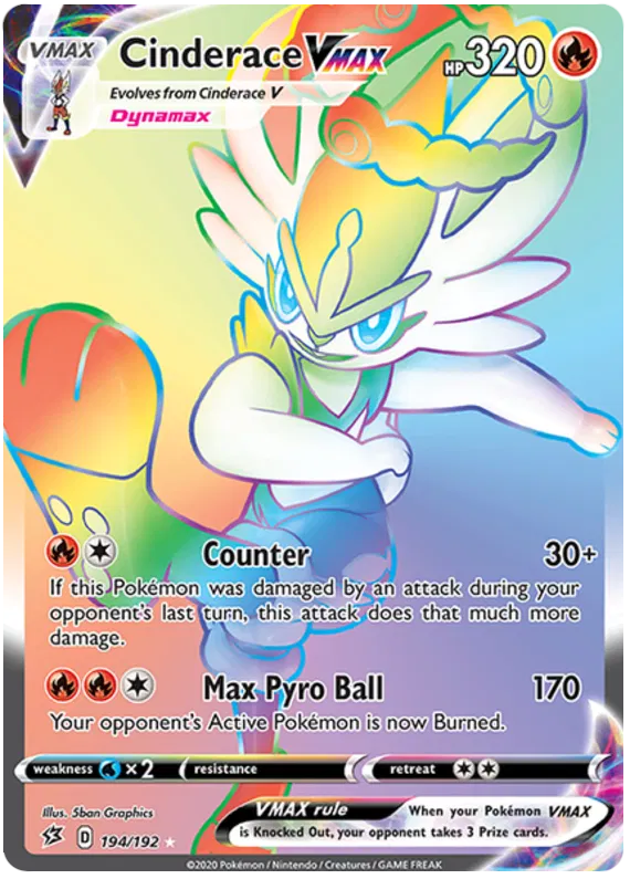 Cinderace 194/192 Rebel Clash