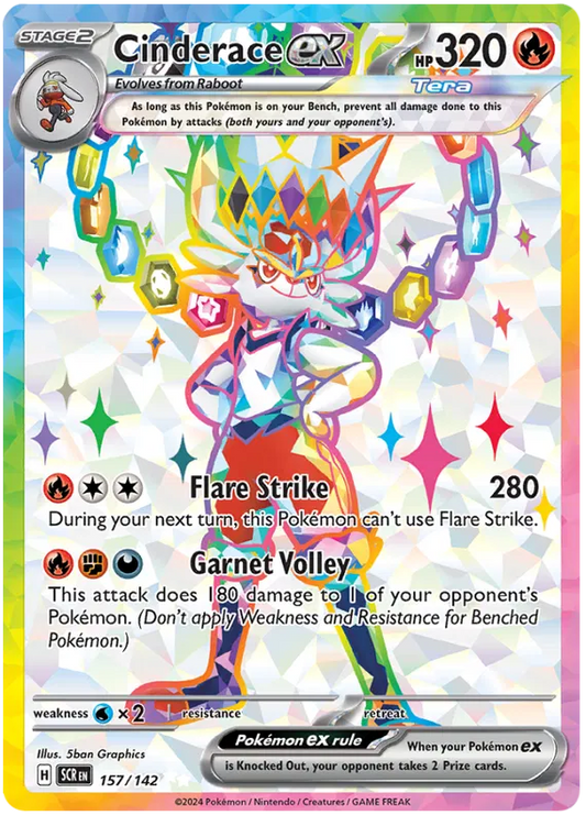 Cinderace ex 157/142 Stellar Crown
