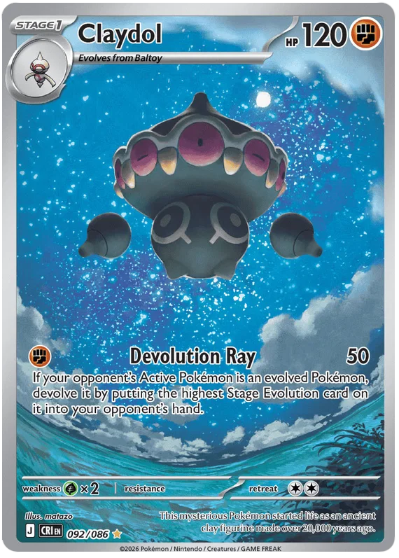 Claydol 092/086 Chaos Rising