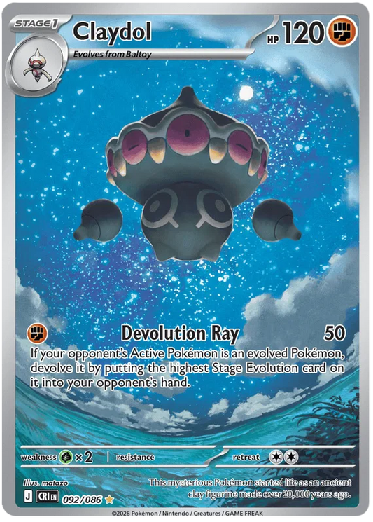 Claydol 092/086 Chaos Rising