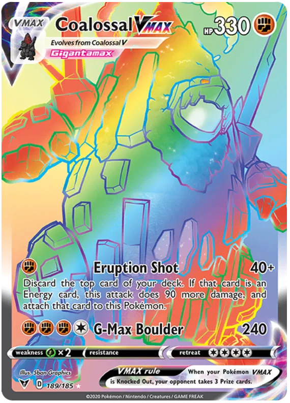 Coalossal VMAX 189/185 Vivid Voltage