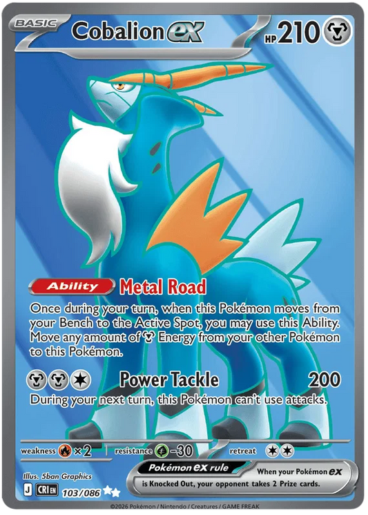 Cobalion ex 103/086 Chaos Rising