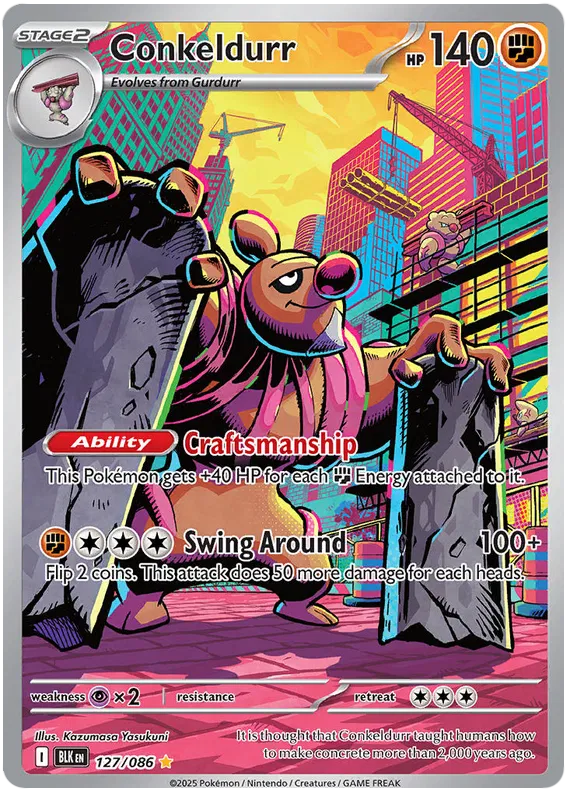 Conkeldurr 127/086 Black Bolt