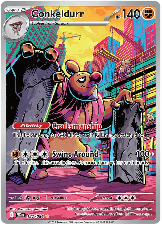 Conkeldurr 127/086 Black Bolt