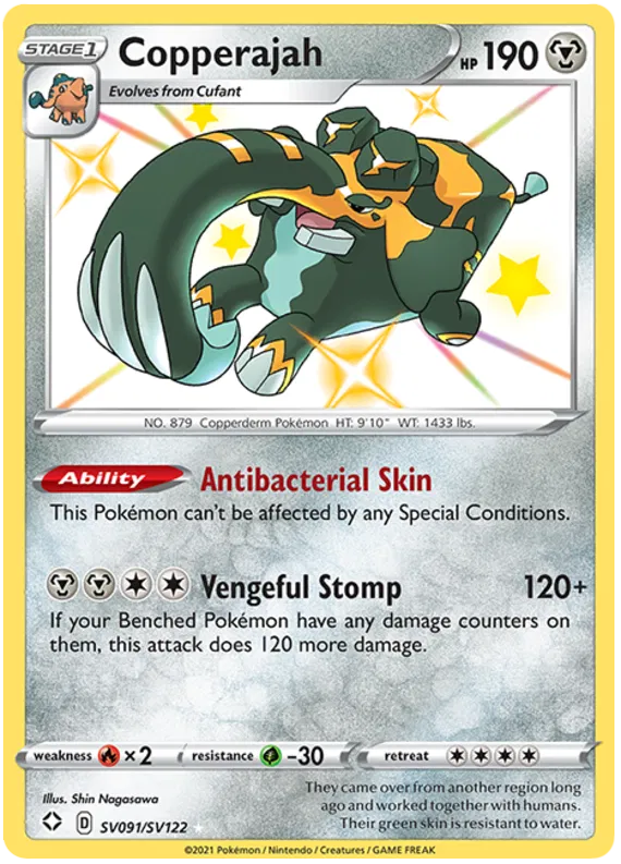Copperajah SV091/SV122 Sword & Shield Shining Fates