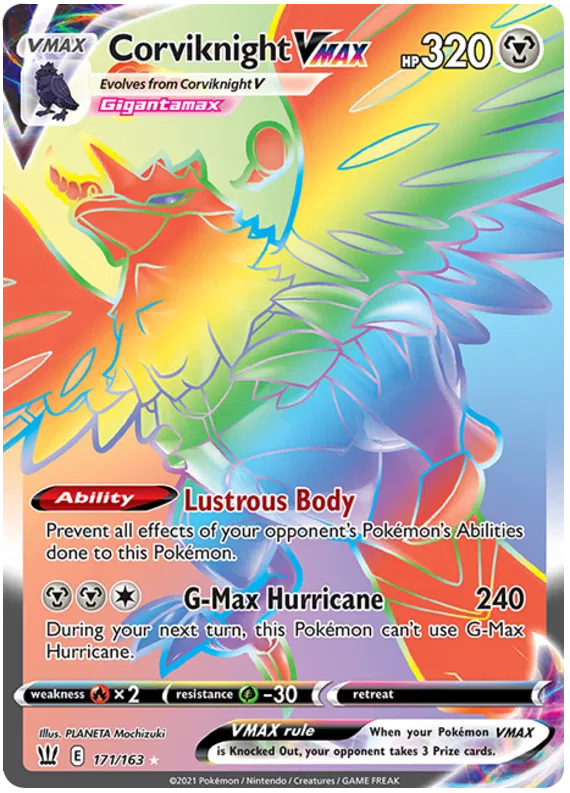 Corviknight VMAX 171/163 Battle Styles