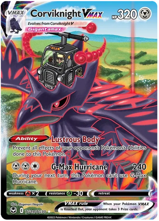 Corviknight VMAX TG19/TG30 Silver Tempest Trainer Gallery