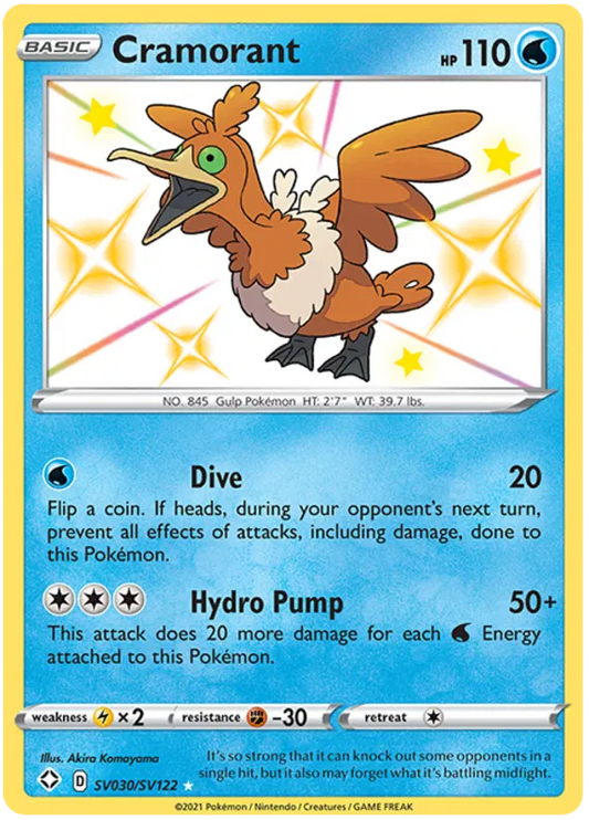 Cramorant SV030/SV122 Shining Fates