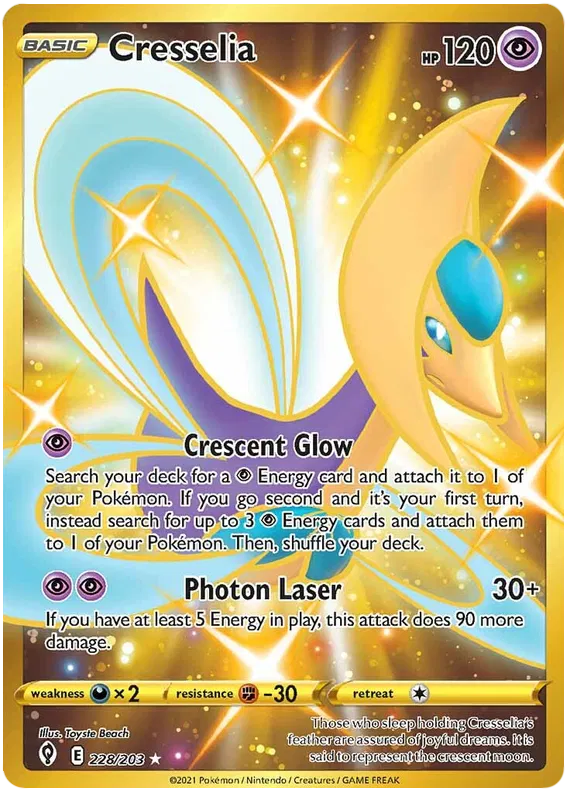 Cresselia 228/203 Sword & Shield Evolving Skies