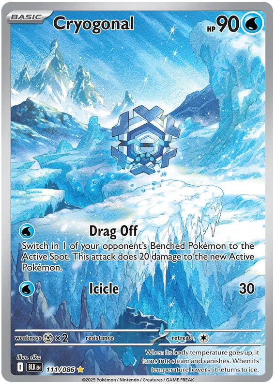 Cryogonal 111/086 Black Bolt