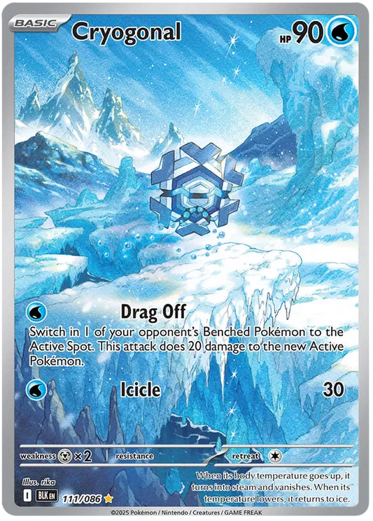 Cryogonal 111/086 Black Bolt
