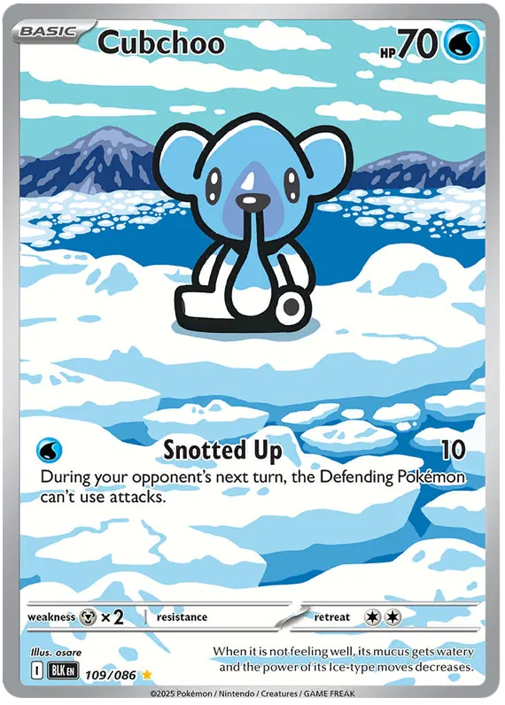 Cubchoo 109/086 Black Bolt