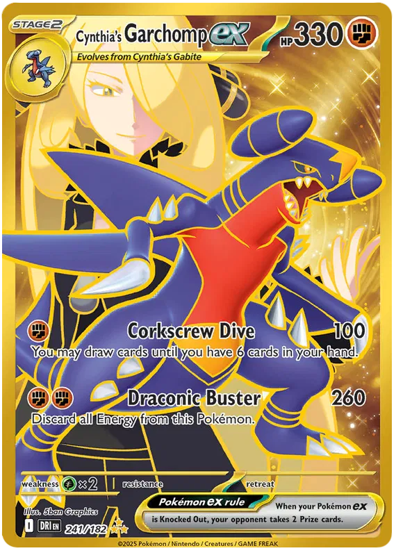 Cynthia's Garchomp ex 241/182 Destined Rivals