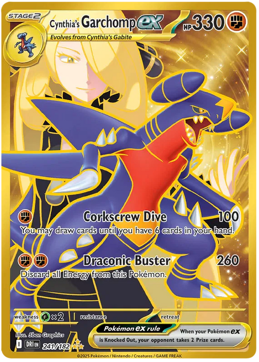 Cynthia's Garchomp ex 241/182 Destined Rivals