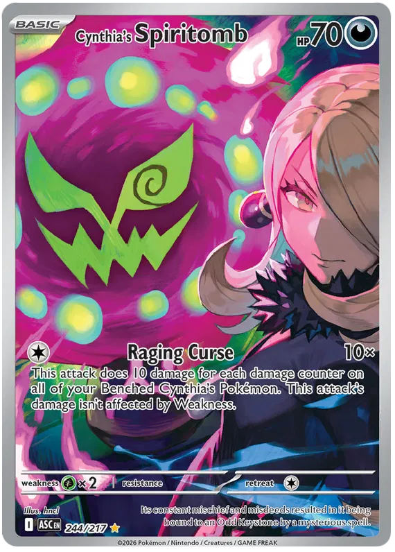 Cynthia's Spiritomb 244/217 Ascended Heroes