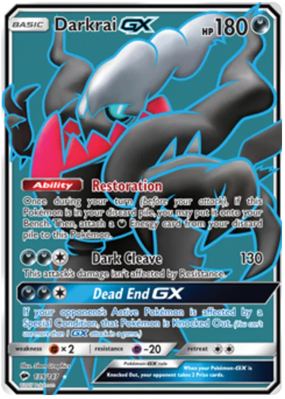 Darkrai GX 139/147 Burning Shadows