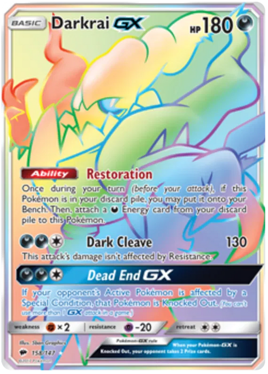 Darkrai GX 158/147 Burning Shadows