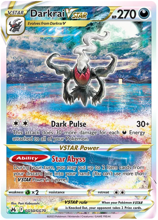 Darkrai VSTAR GG50/GG70 Crown Zenith Galarian Gallery