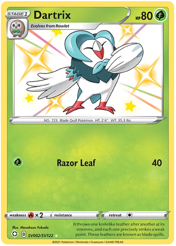 Dartrix SV002/SV122 Shining Fates