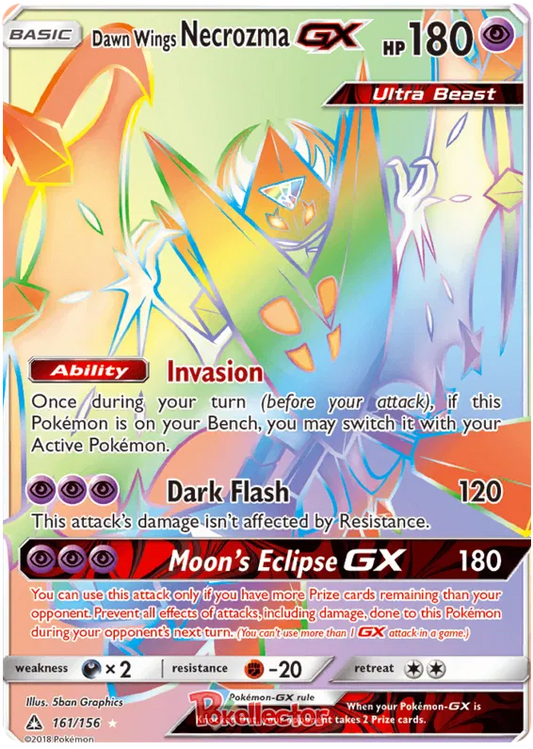 Dawn Wings Necrozma GX 161/156 Ultra Prism