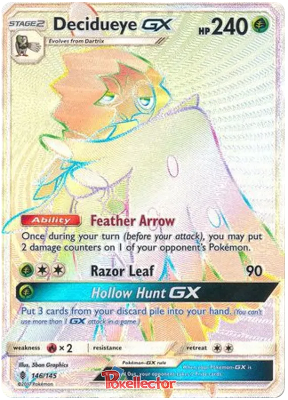 Decidueye GX 146/145 Guardians Rising