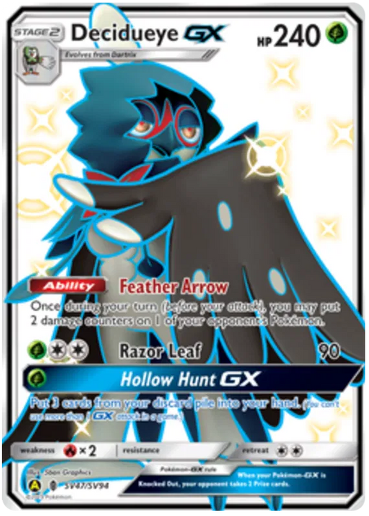 Decidueye GX SV47/SV94 Hidden Fates