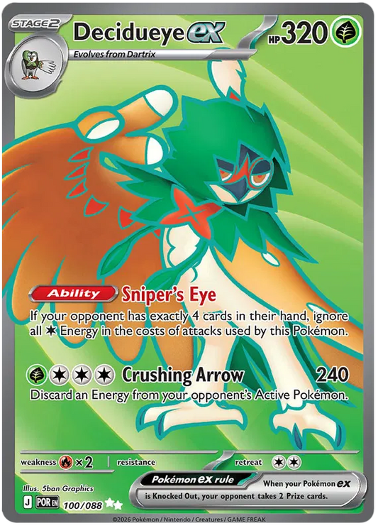 Decidueye ex 100/088 Perfect Order