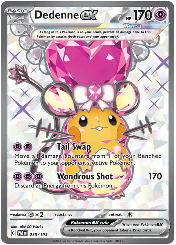 Dedenne ex 239/193 Paldea Evolved